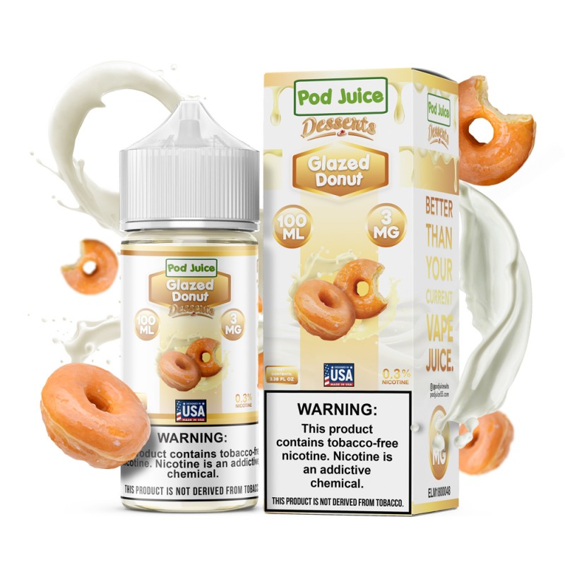 Pod Juice Synthetic Glazed Donut 100mL
